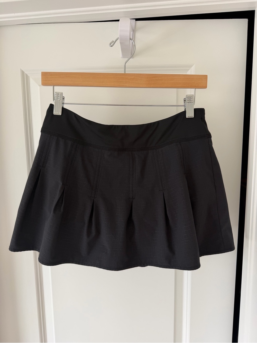 Athleta Black Athletic Skirt with Logo